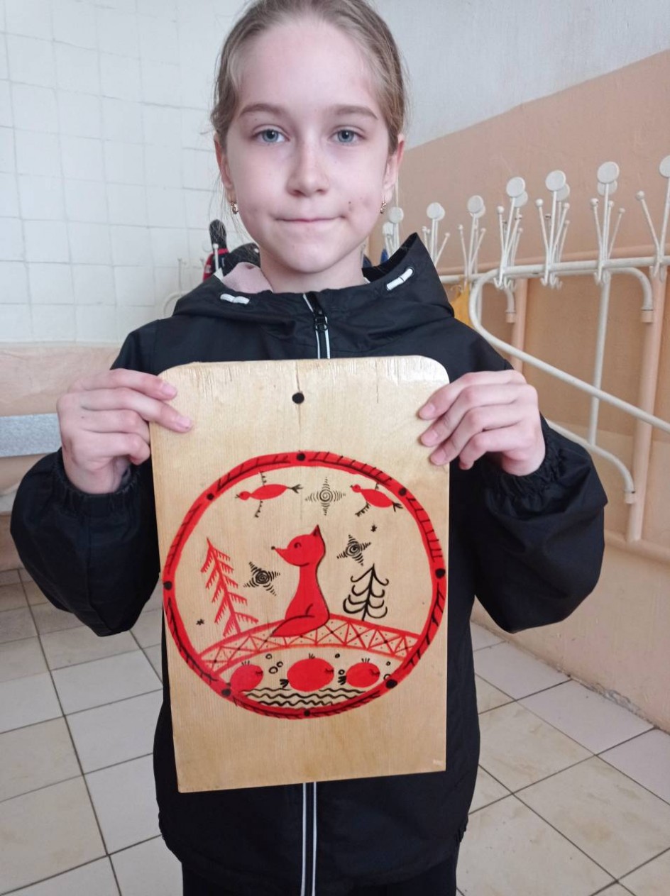 Мезенская роспись