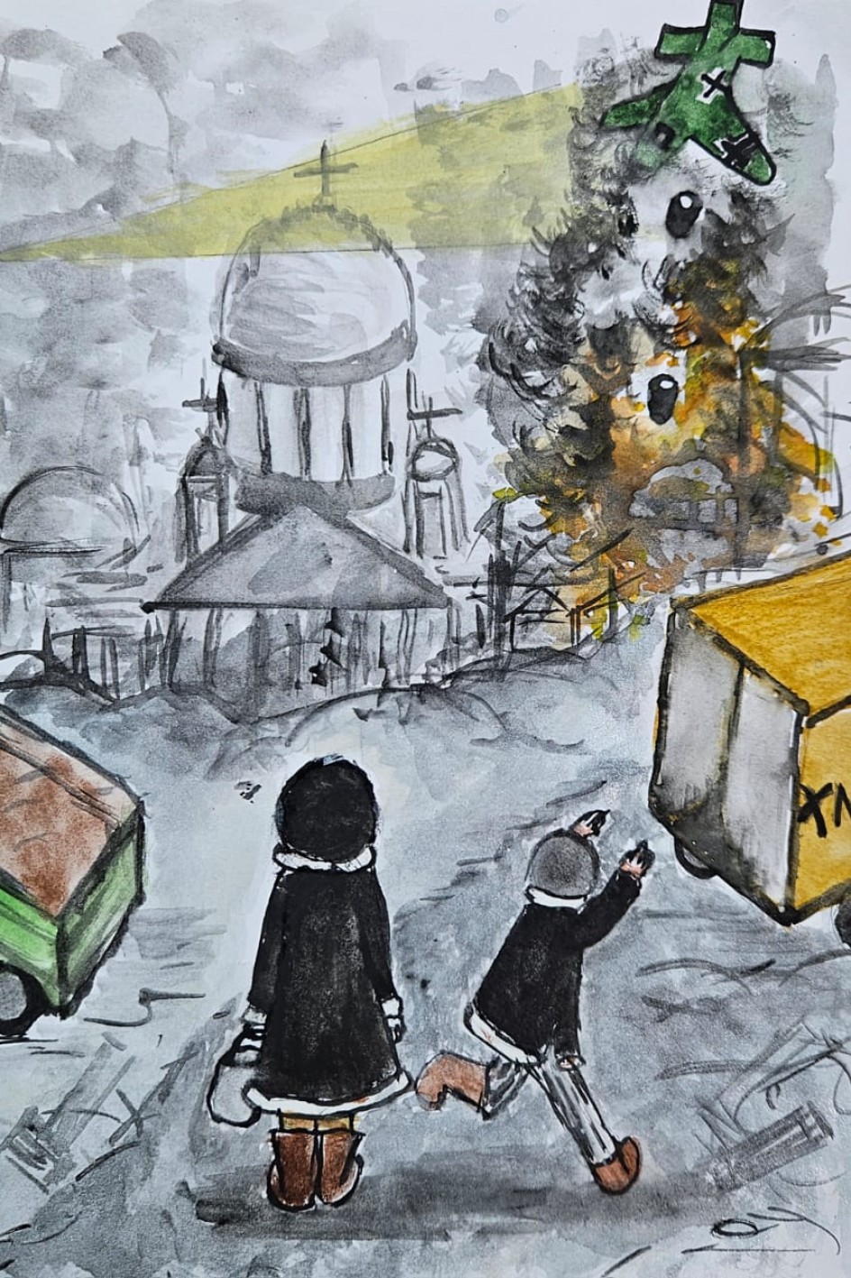 "В блокадном Ленинграде"