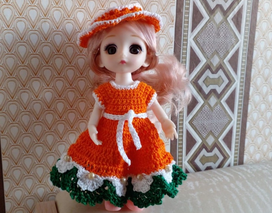 Летний наряд для куклы Настеньки