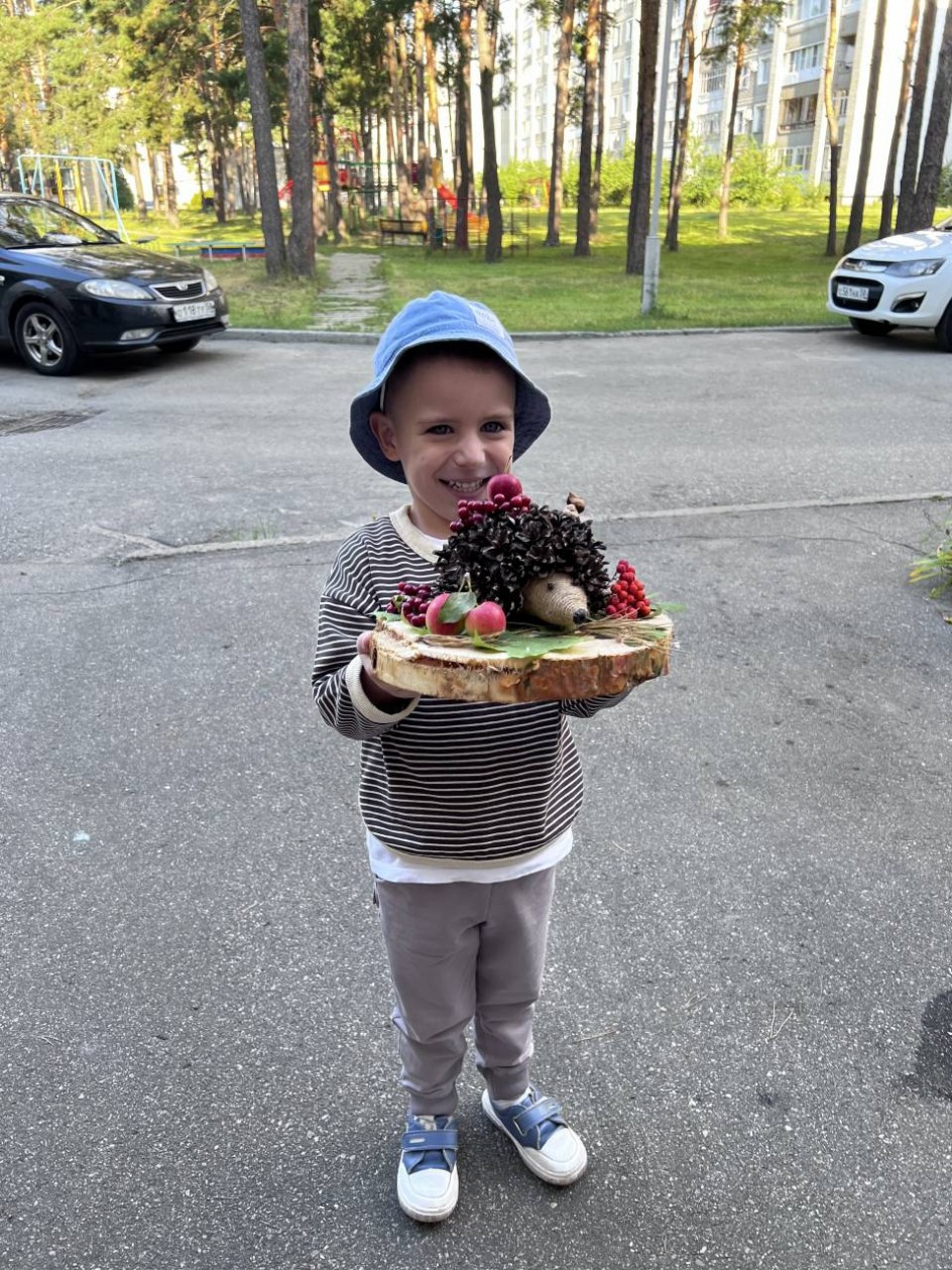 Животные в осеннем лесу