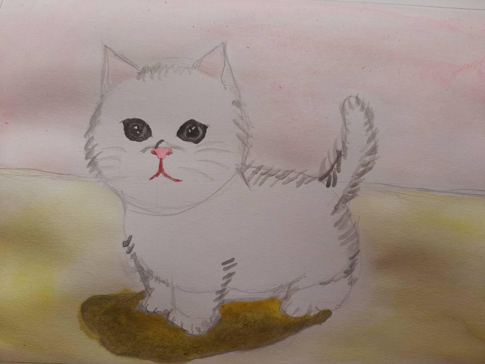 Забавный котенок Муся