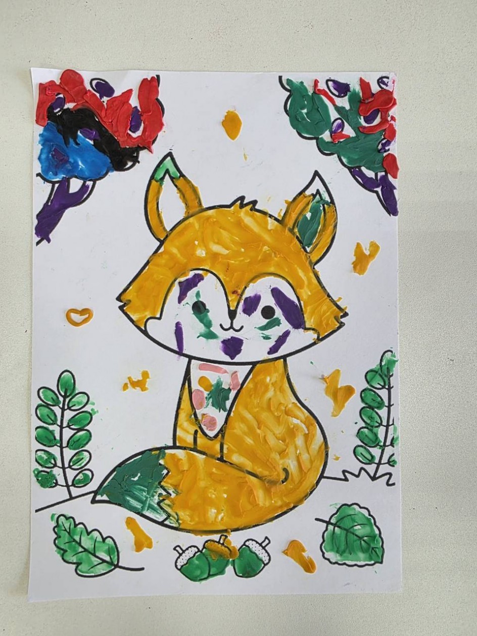 Космический осенний Лисёнок