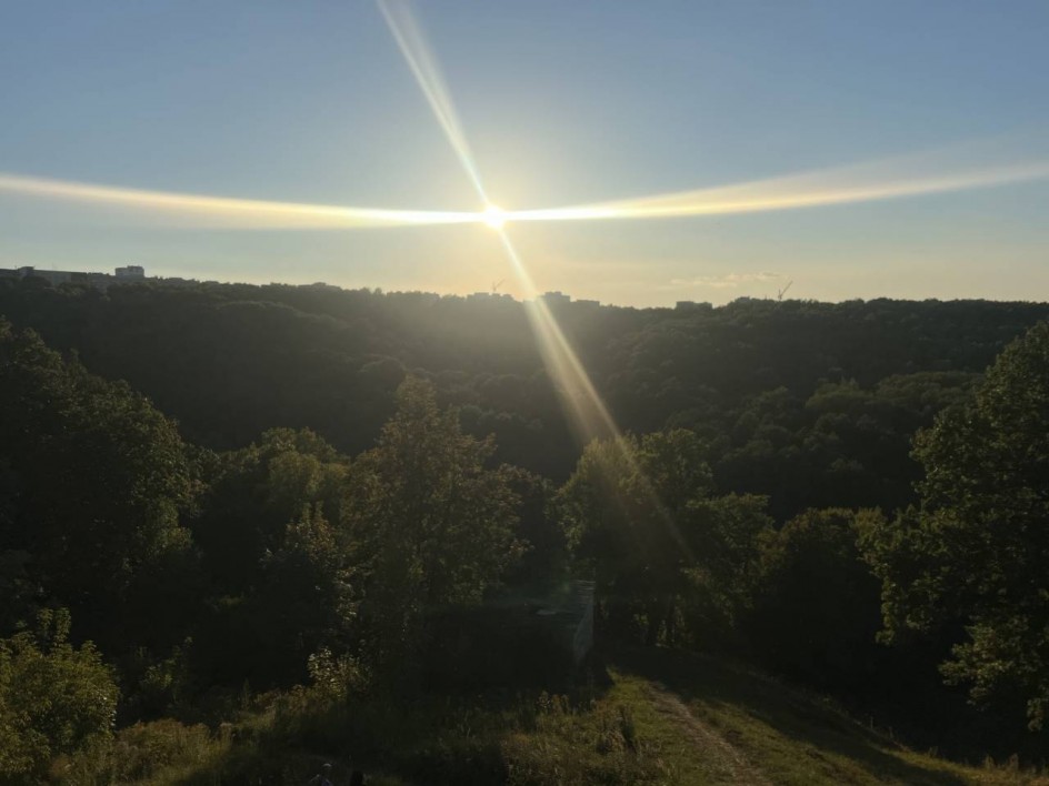 Закат над рощей Соловьи