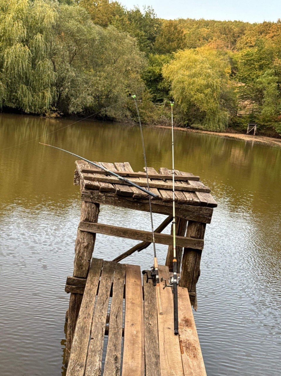 На рыбалке