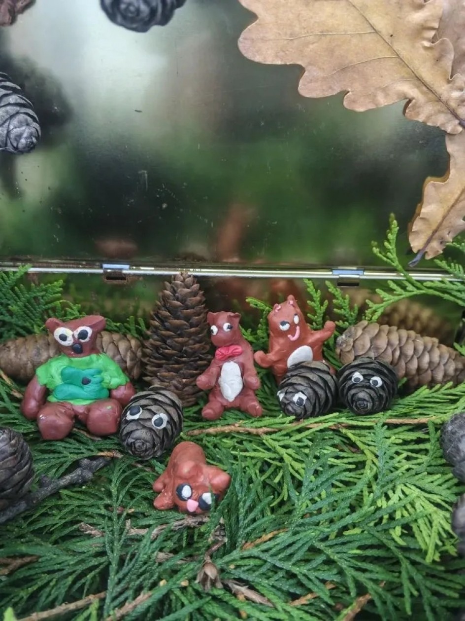 Поделки из шишек