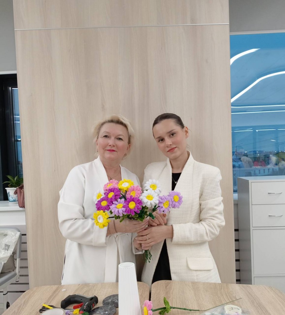 Герберы из синельной проволки