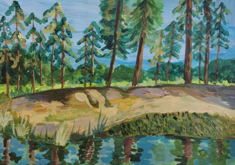 Сосновый лес