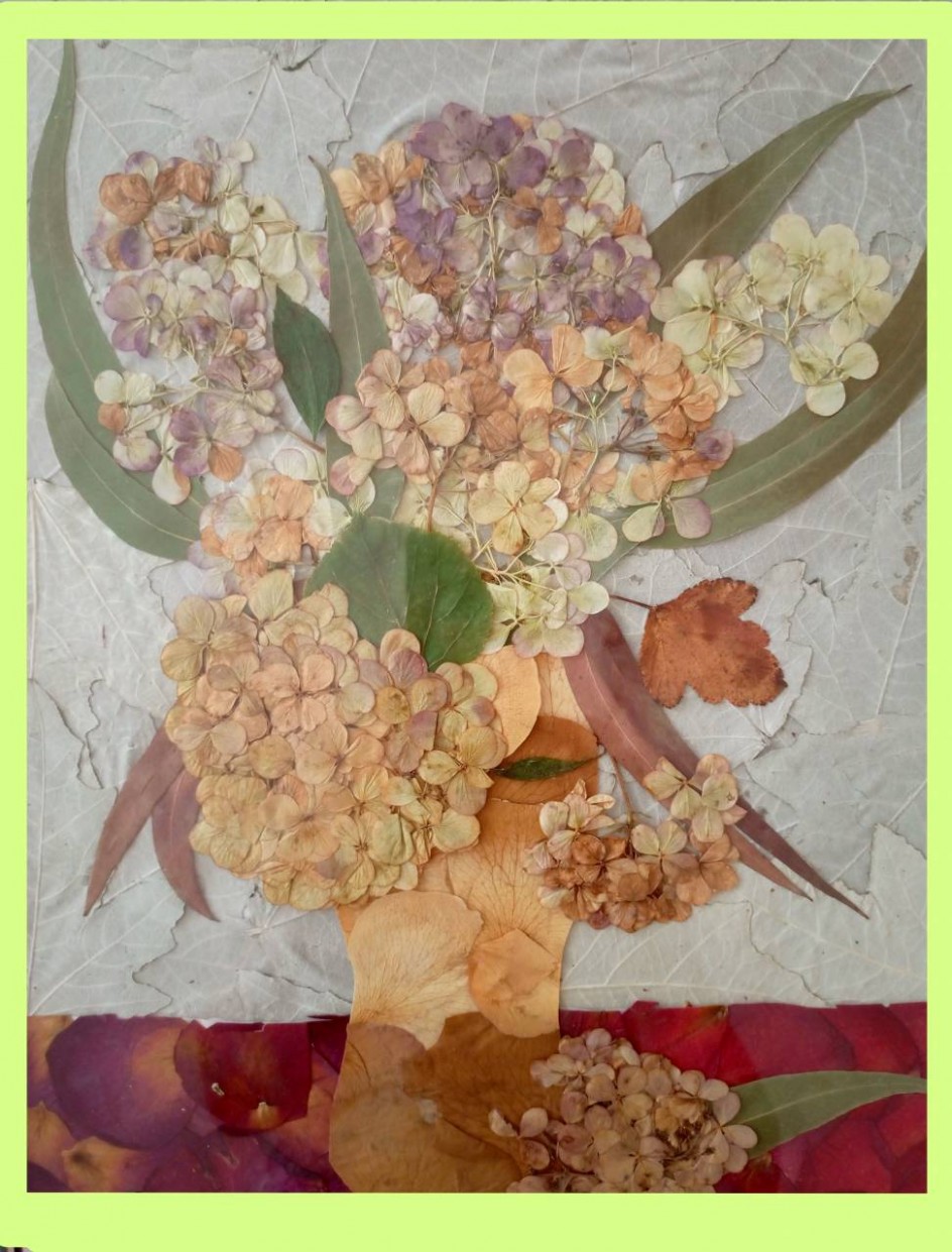 Осенний букет в вазе.