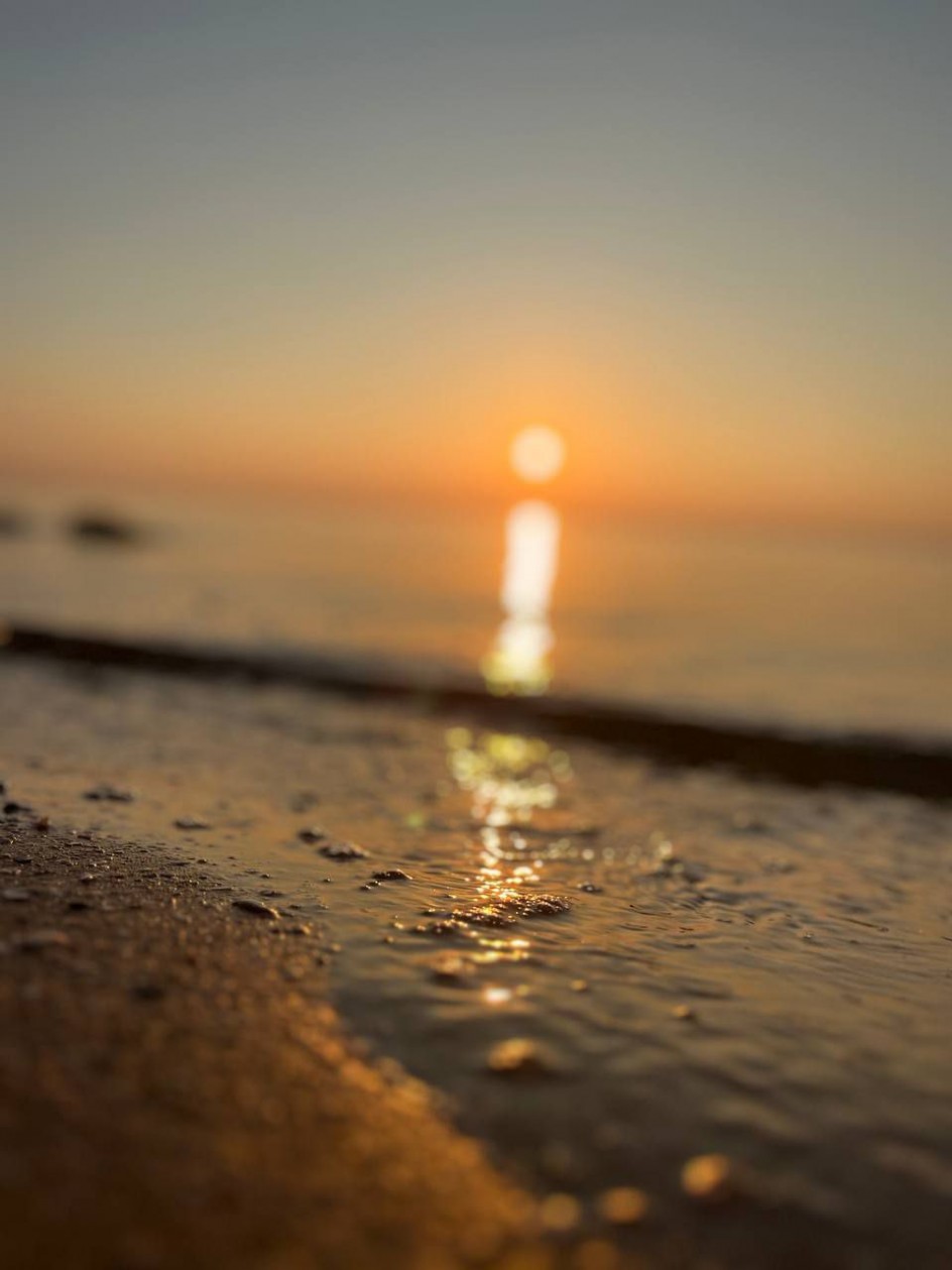 Закат на море