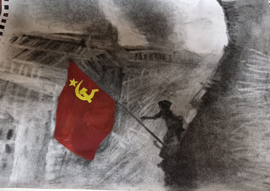 Красное сердце чёрно-белой войны