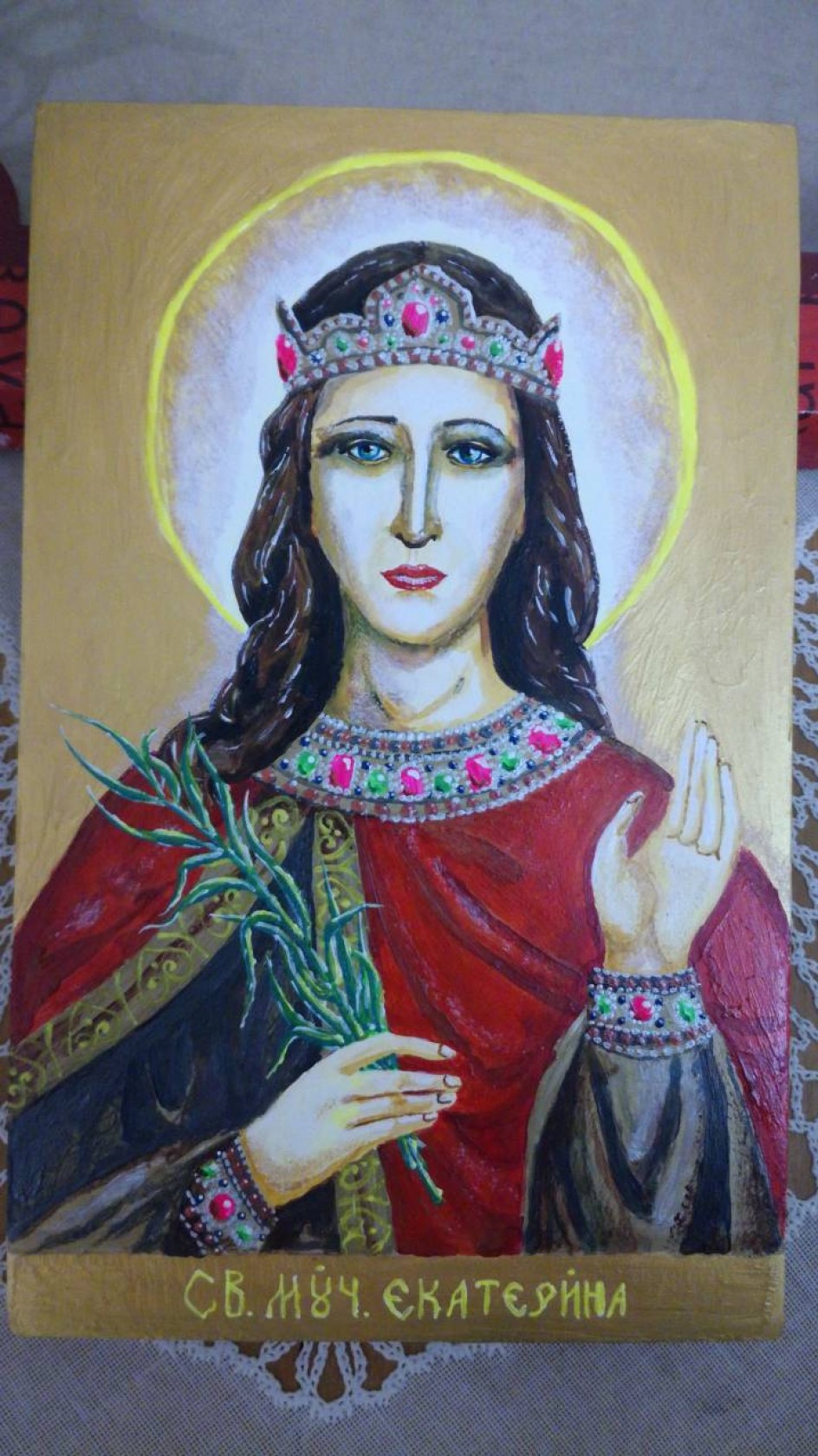 Икона Святой мученицы Екатерины