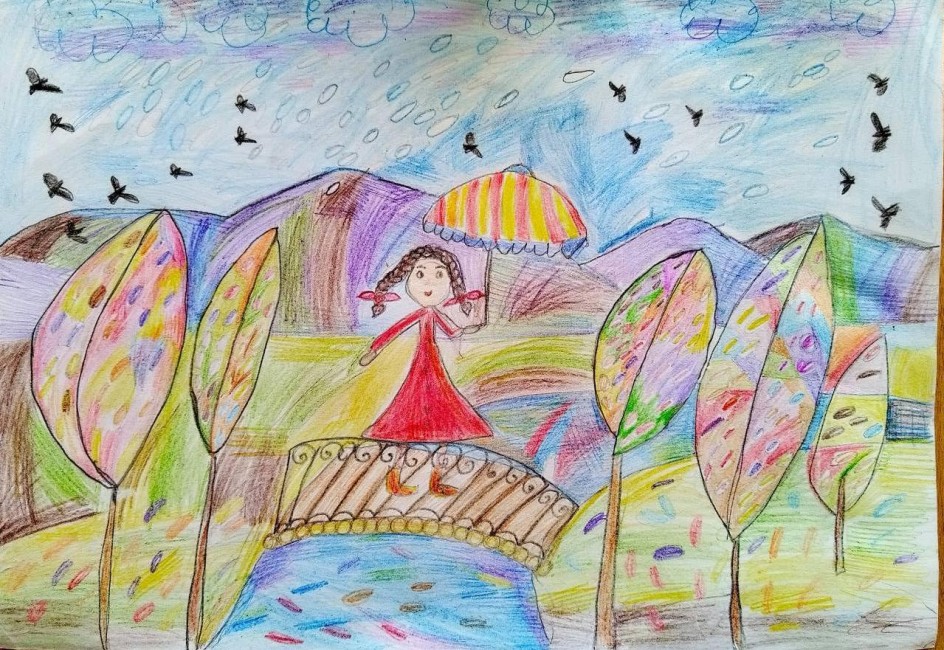 Девочка на мостике