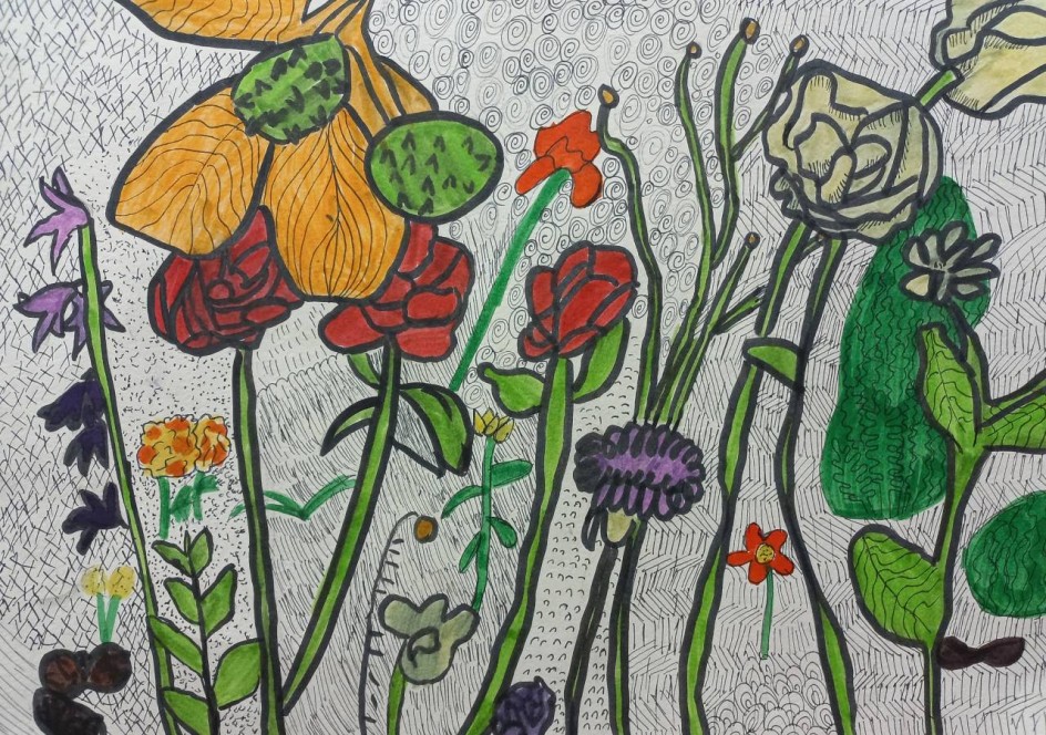 Цветы нашего дворика