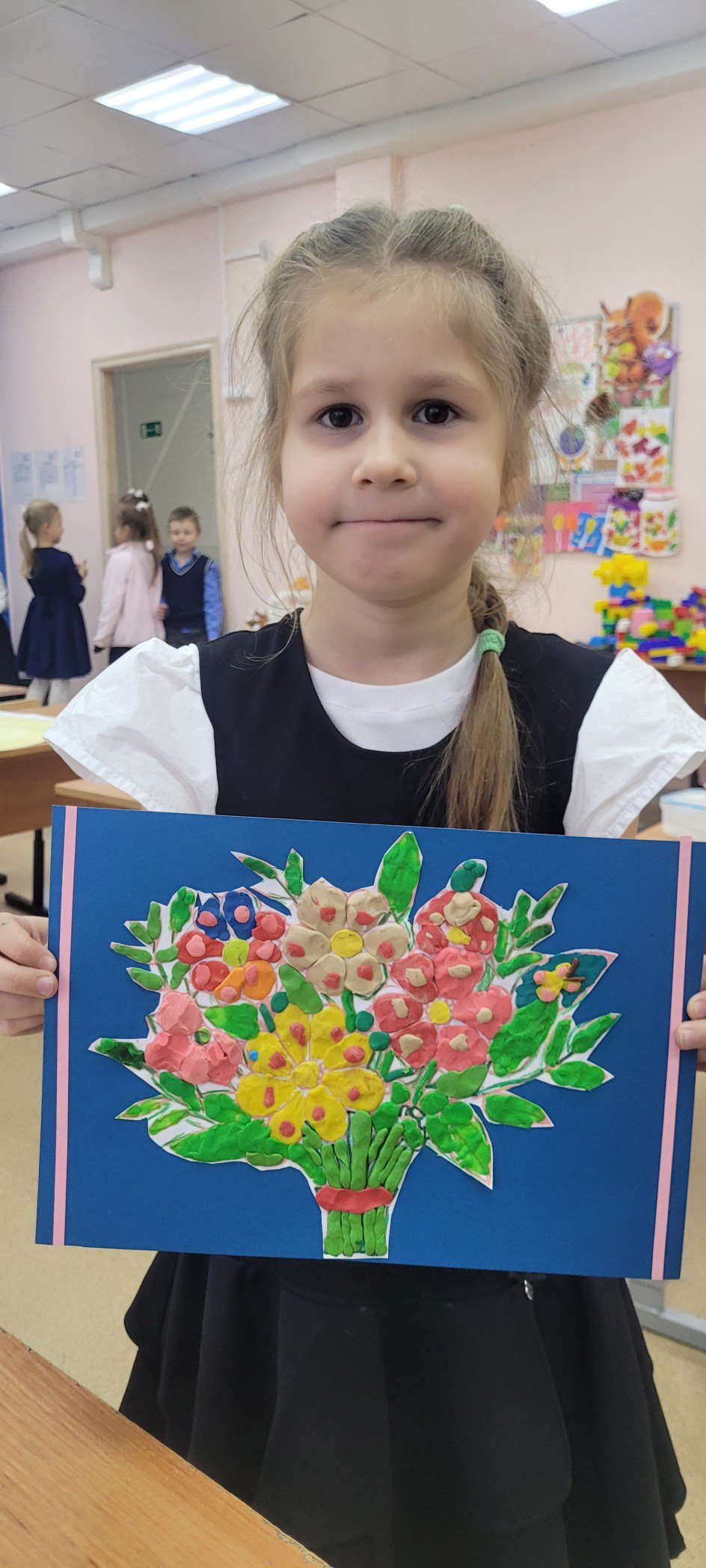 Цветы на юбилей школы.