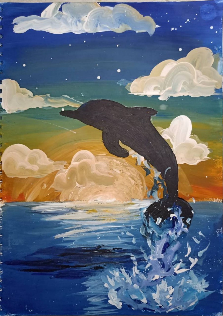 "Закат на море"