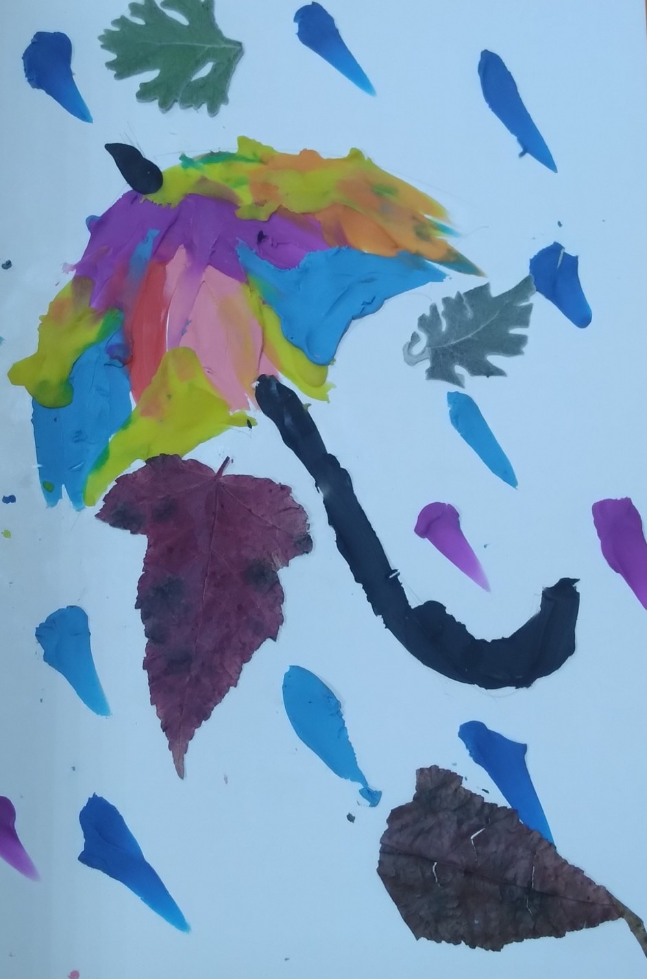 "Разноцветный зонтик"