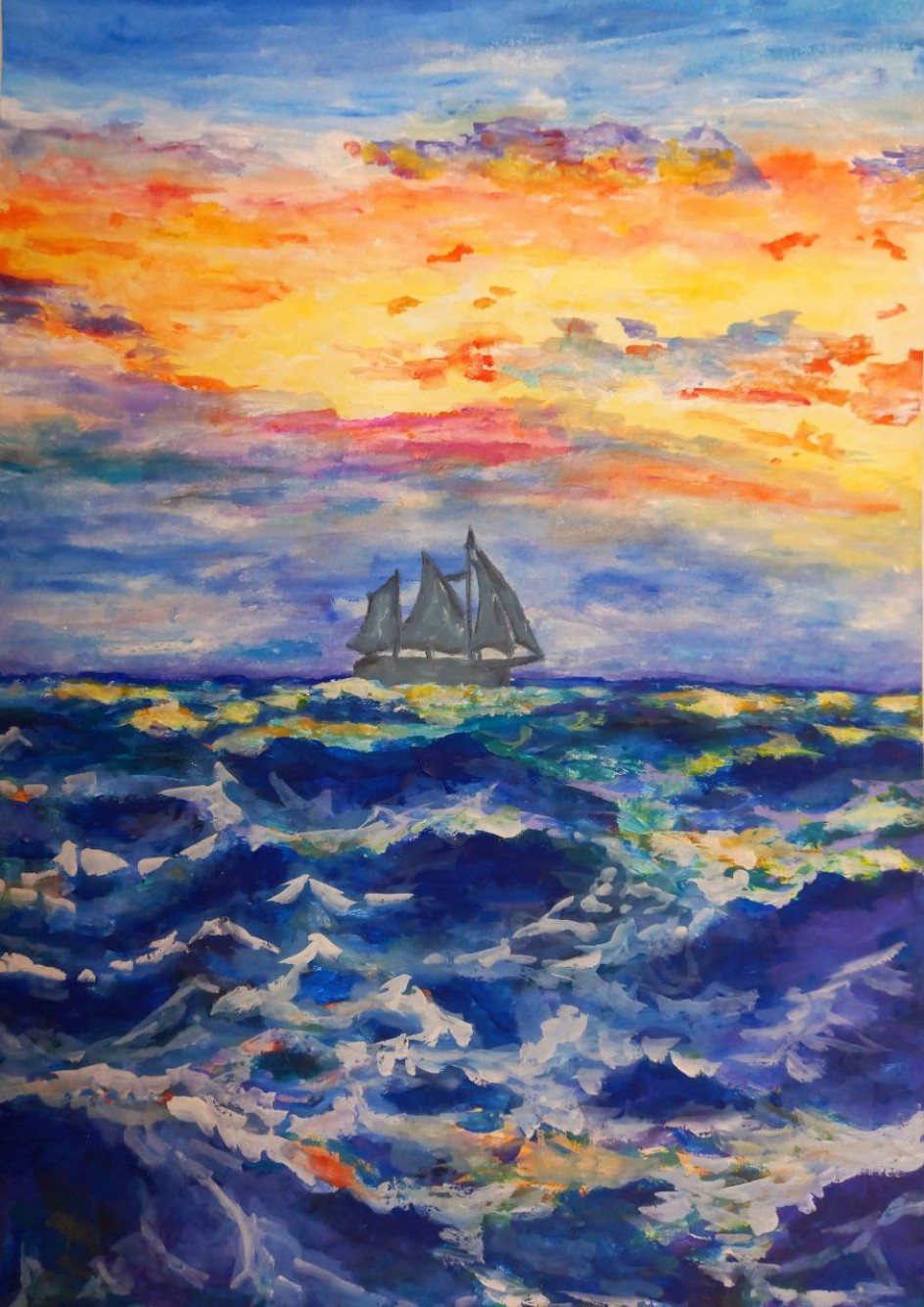 Тревожное  море