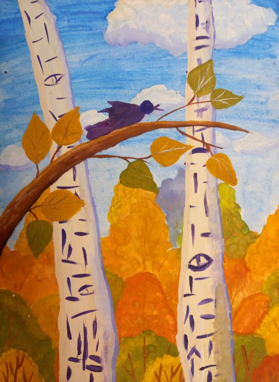 Осенние березы