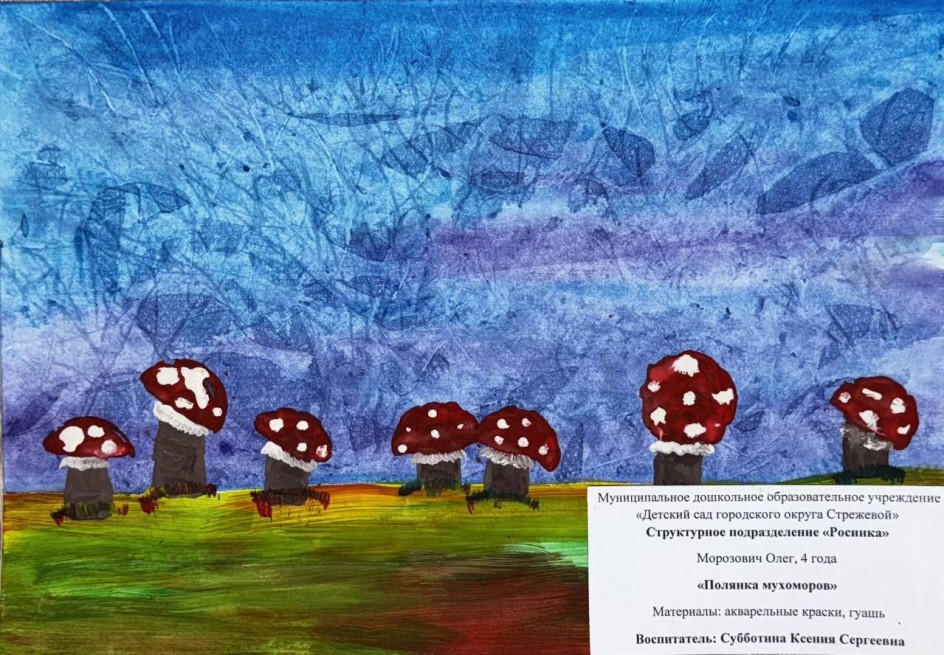 "Полянка мухоморов"