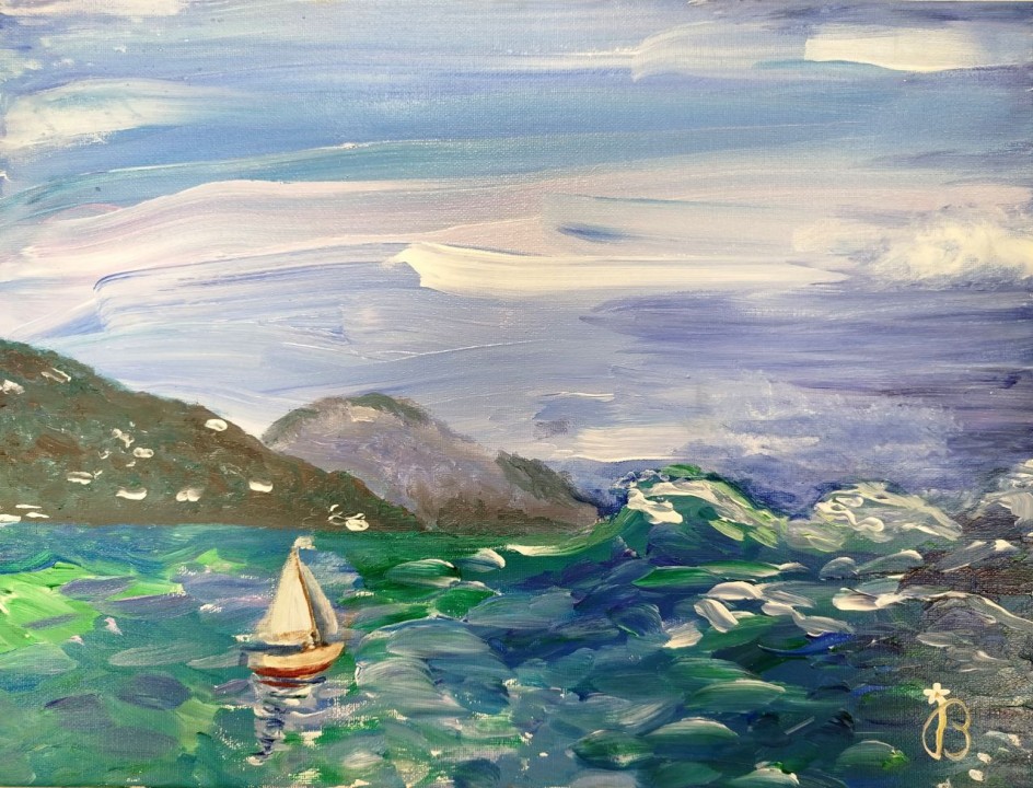 "По зеленой глади моря"