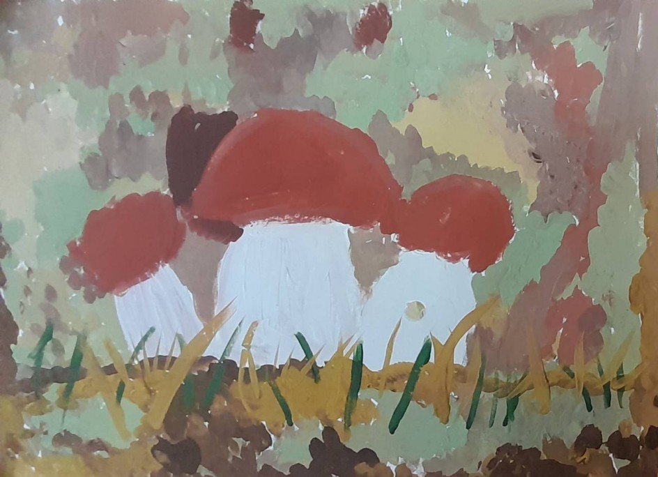 Боровик-боровичок - затаился толстячок