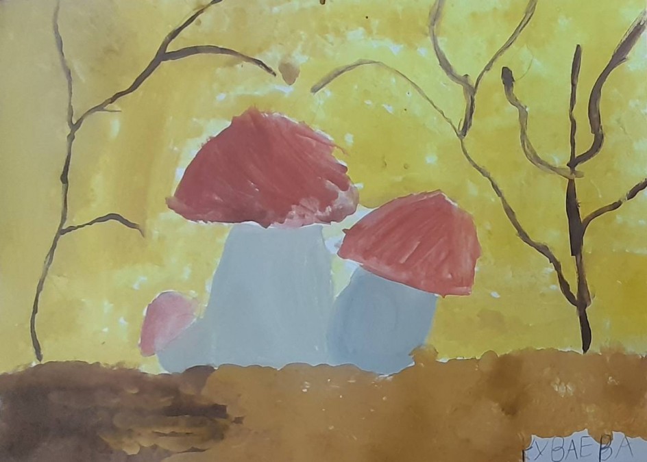 Белый гриб большой и важный