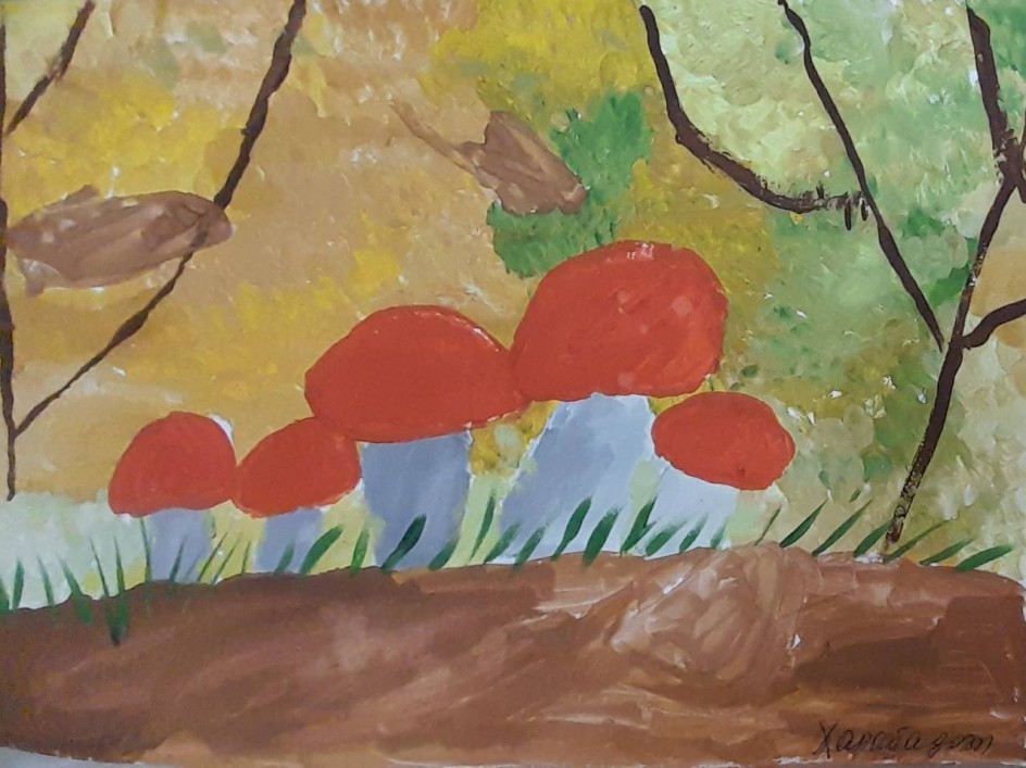 Нарядный подосиновик найдете под осиною