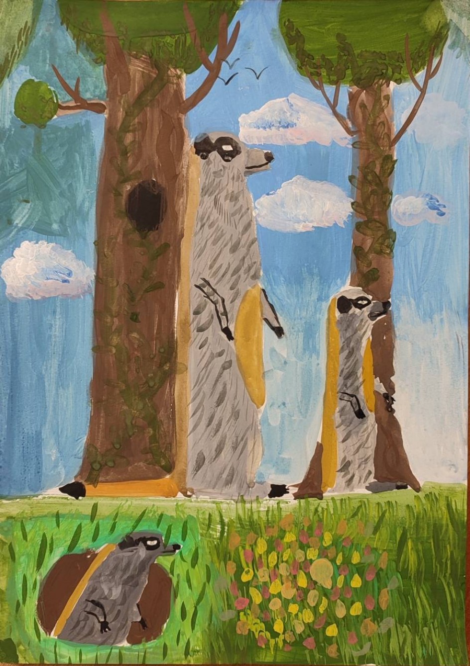 Семья сурикатов