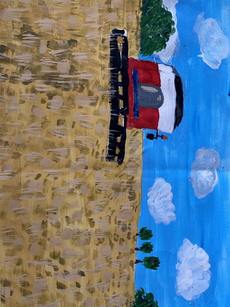 Сбор пшеницы