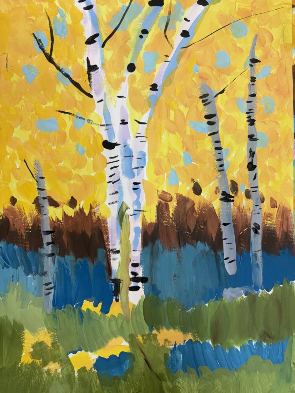 Осенние березы