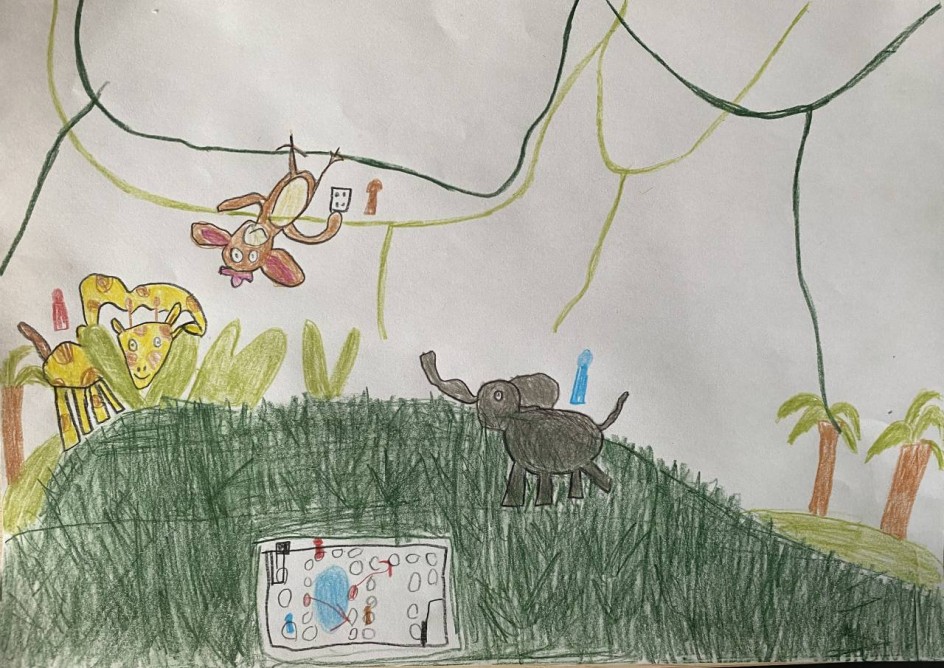 Трое друзей в джунглях