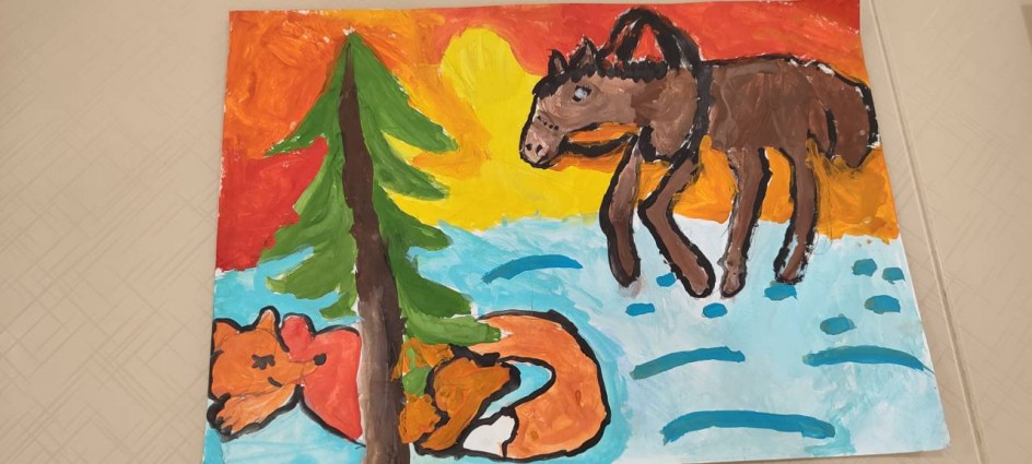 Лисичка-сестричка и волк