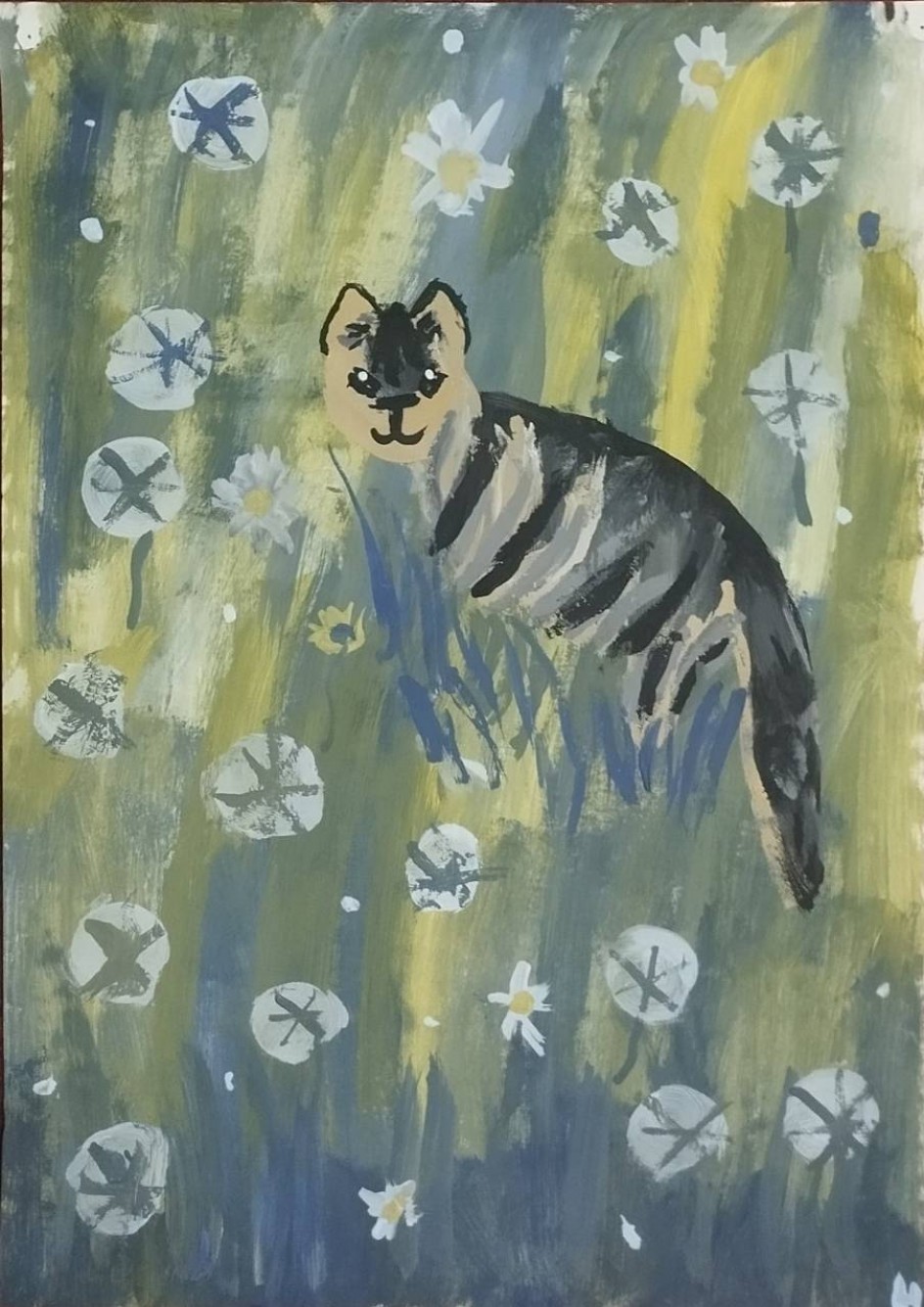 "Кошка на работе"