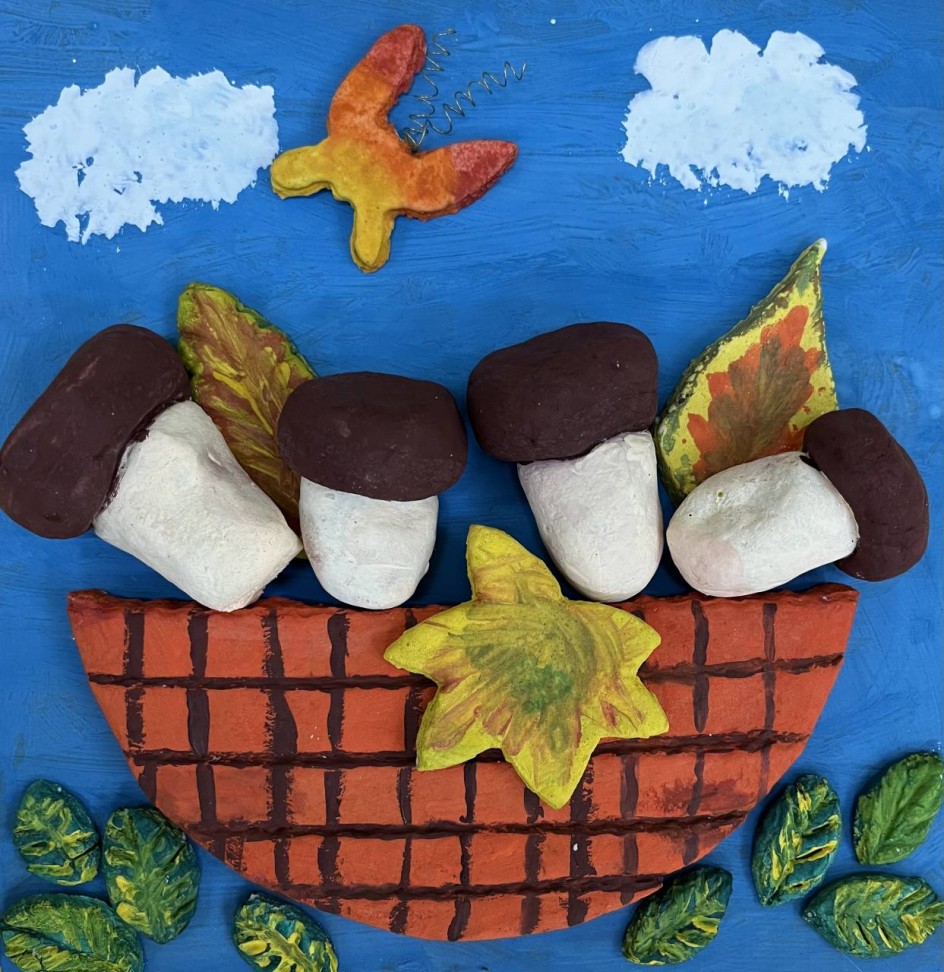 У осени в корзинке