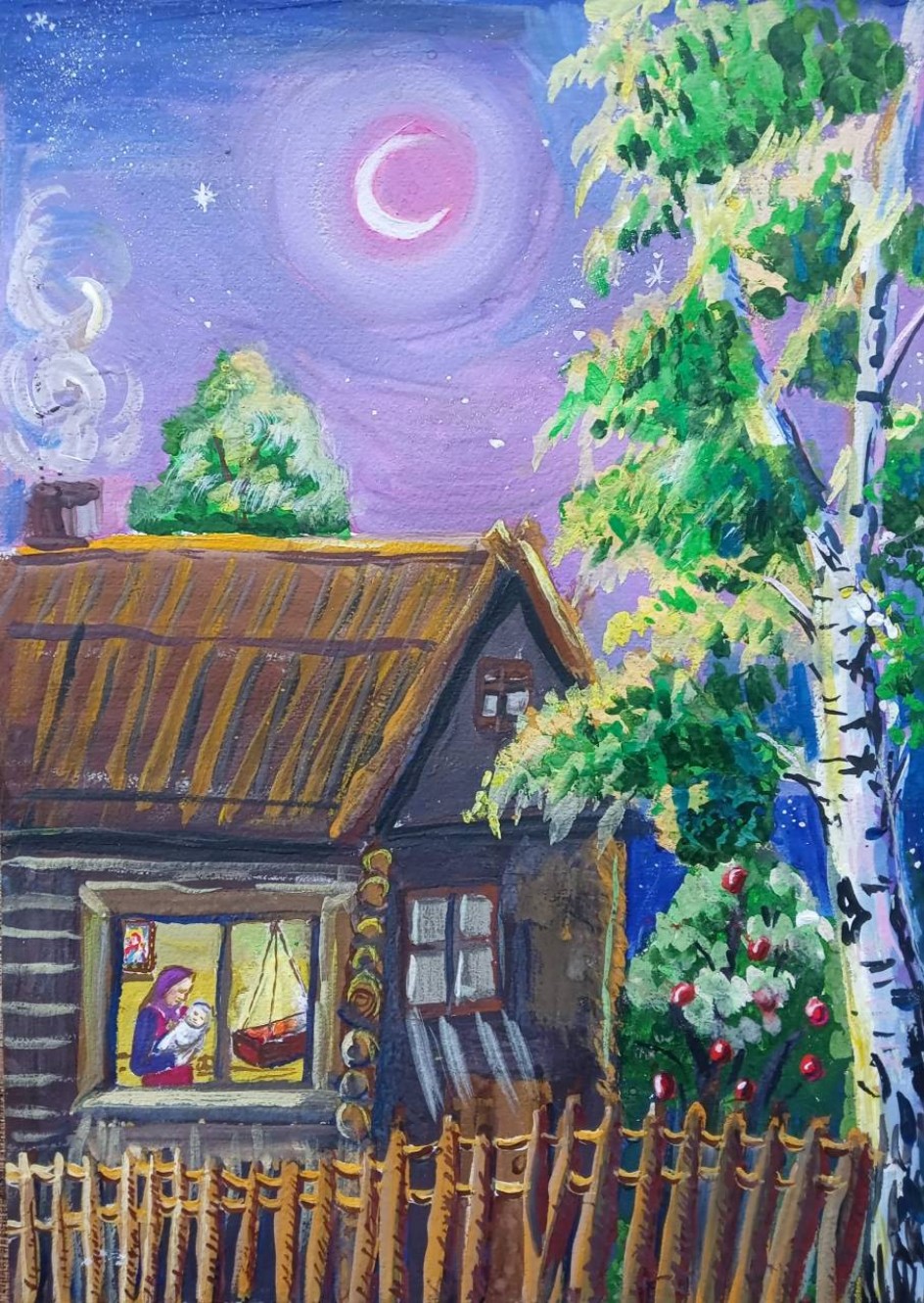 "Девочку --крошку байкает мать"