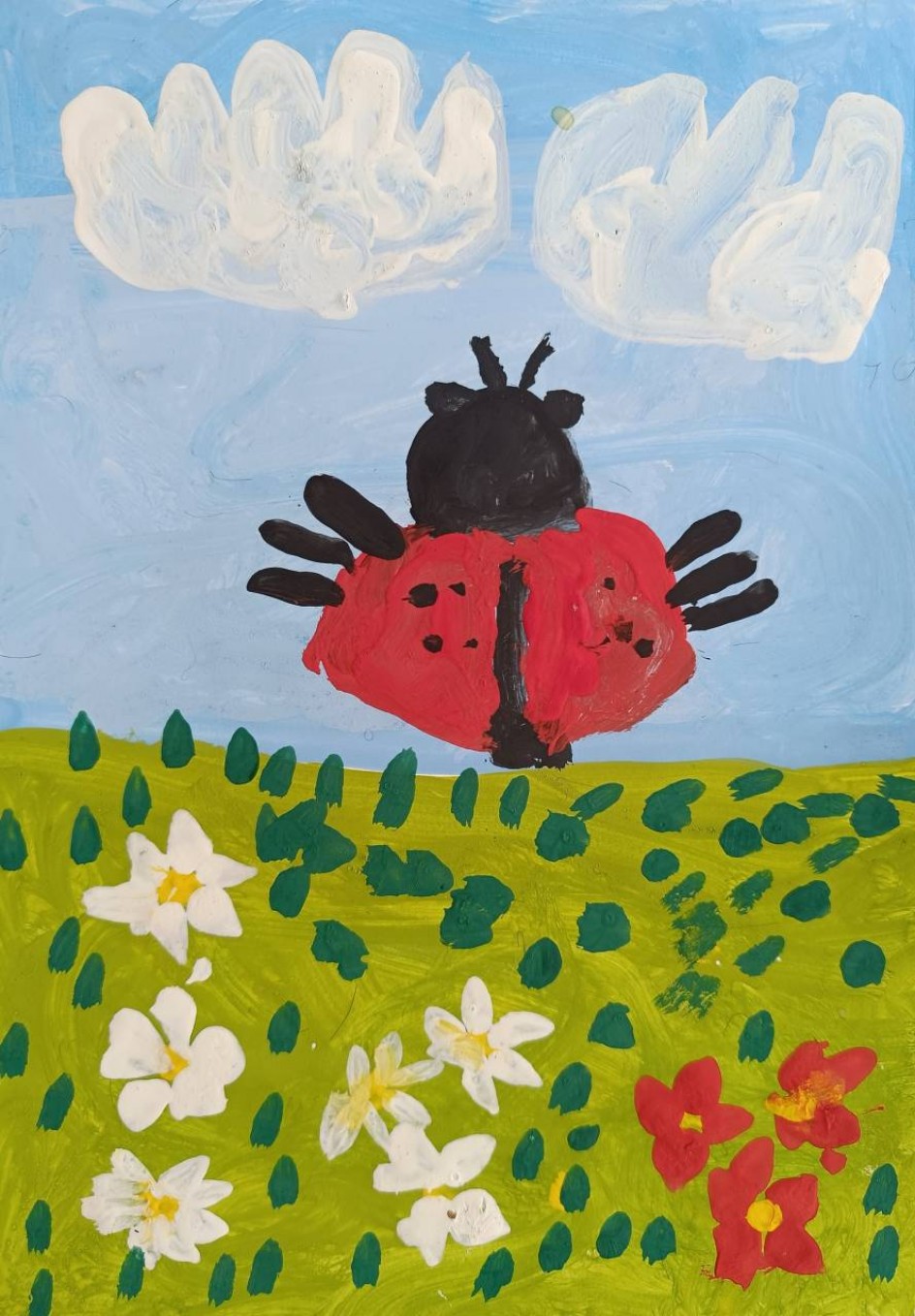 "На цветущем лугу"