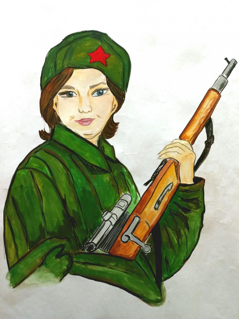 Девушка-снайпер