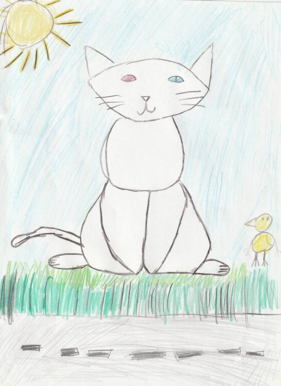 кошка Ми и цыплёнок Цы