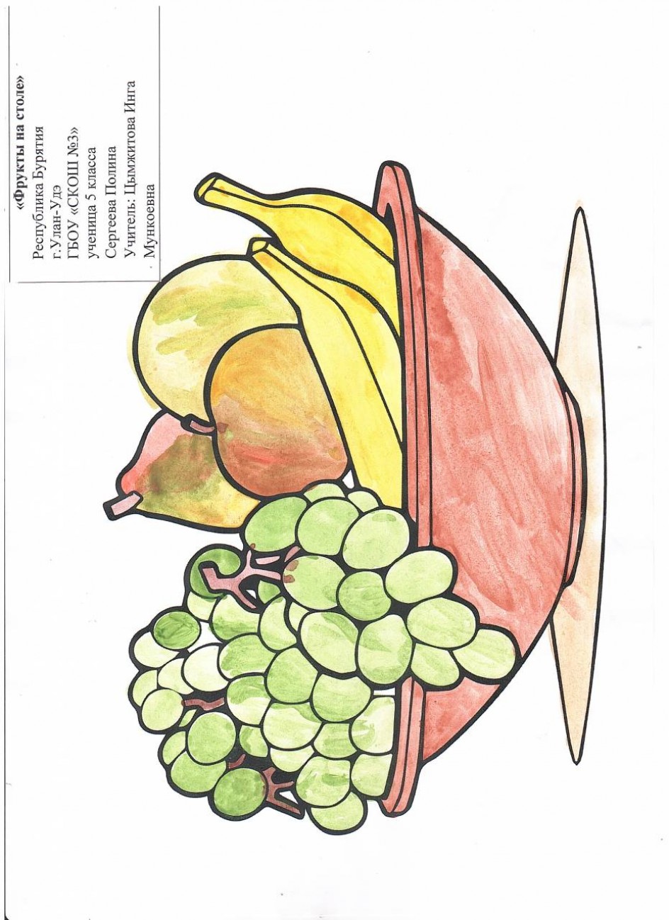 Фрукты на столе