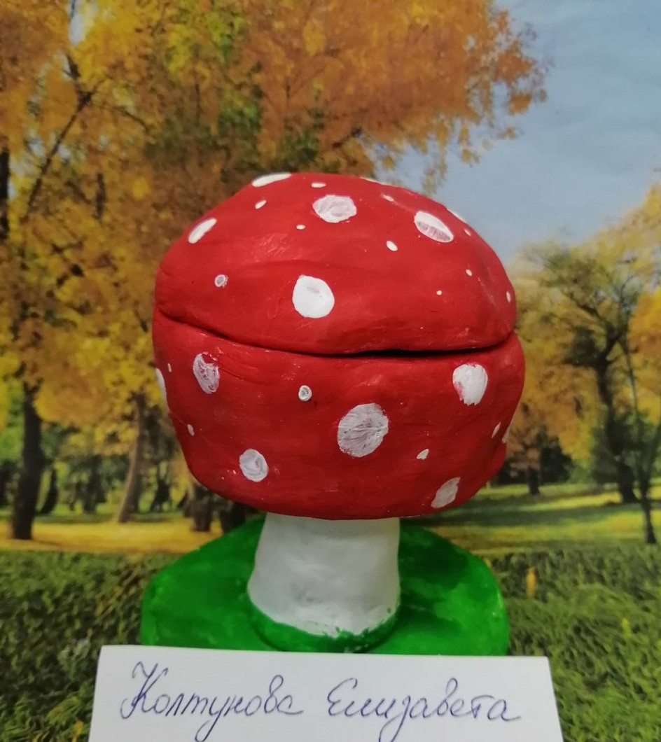 Шкатулка "Мухомор"