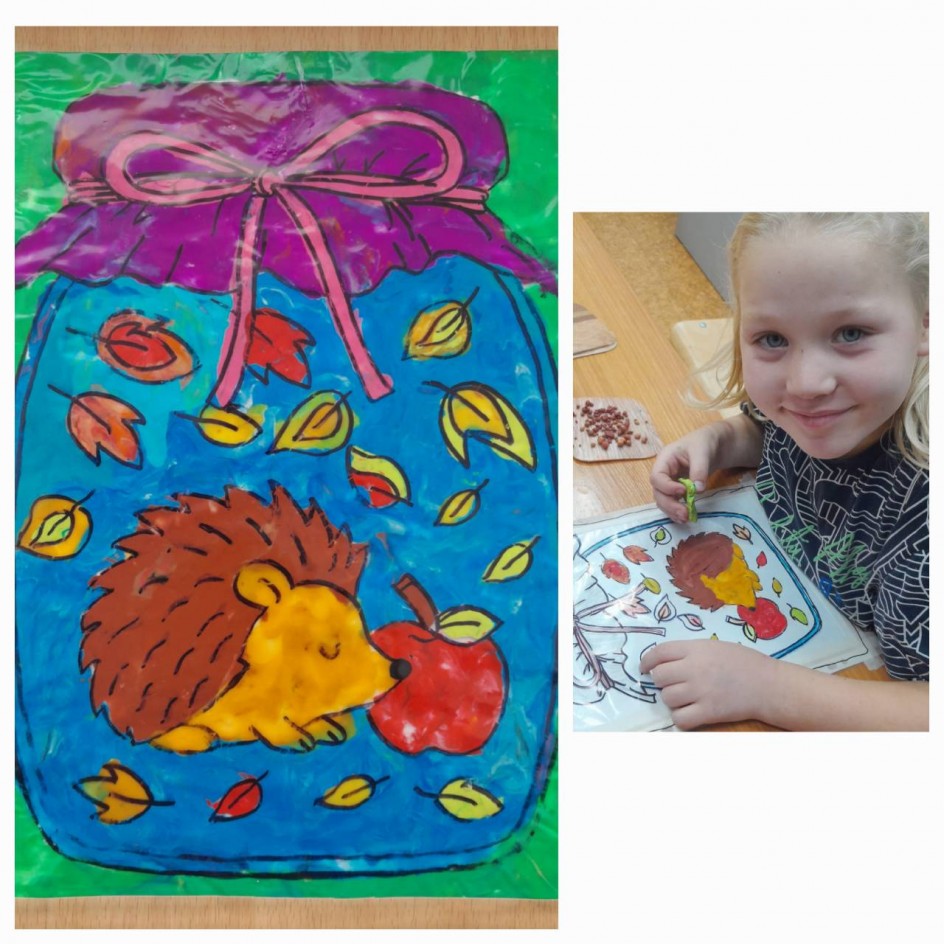 "Ежик с яблочком"