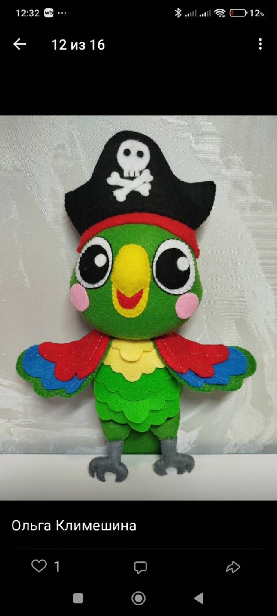 Попугай пират