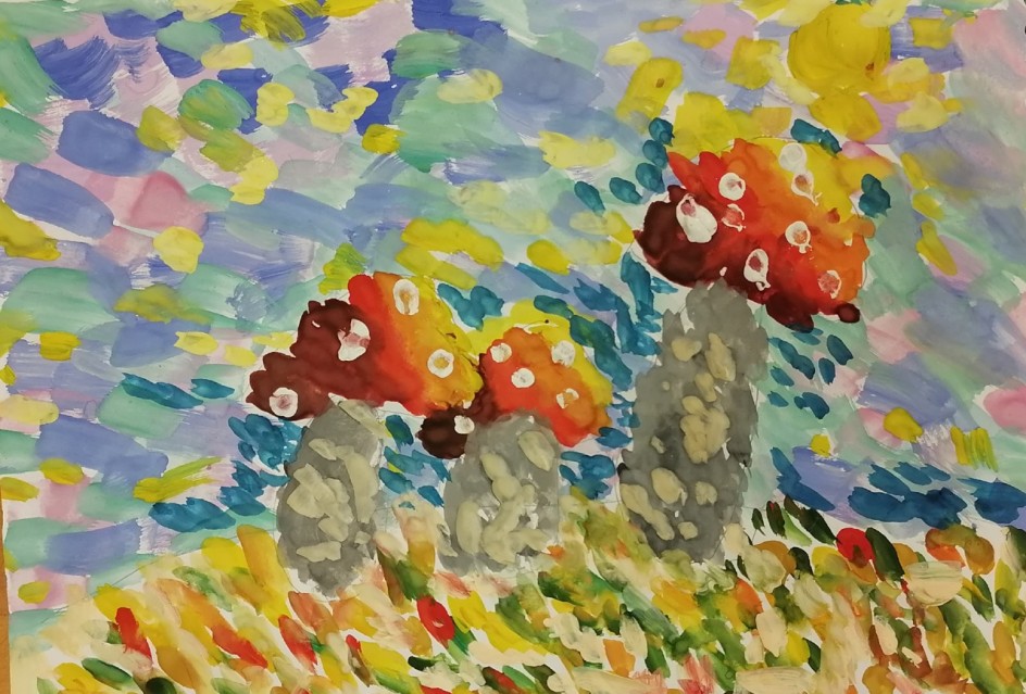 Три мухомора