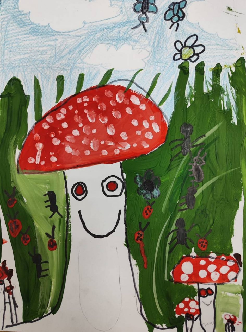 Веселый мухомор