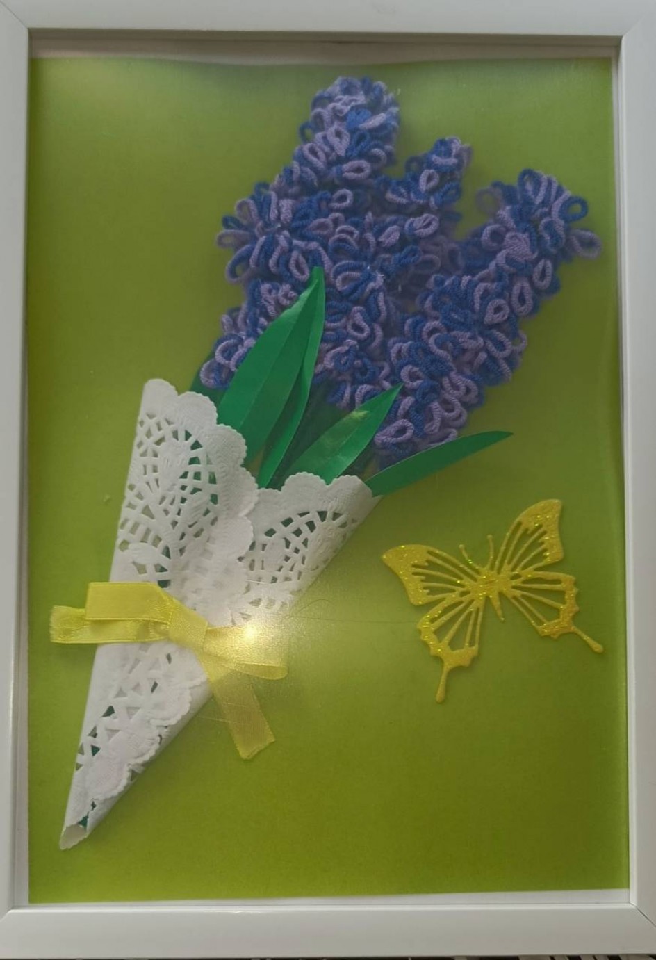 "Сиренивый вальс: букет гиацинтов"