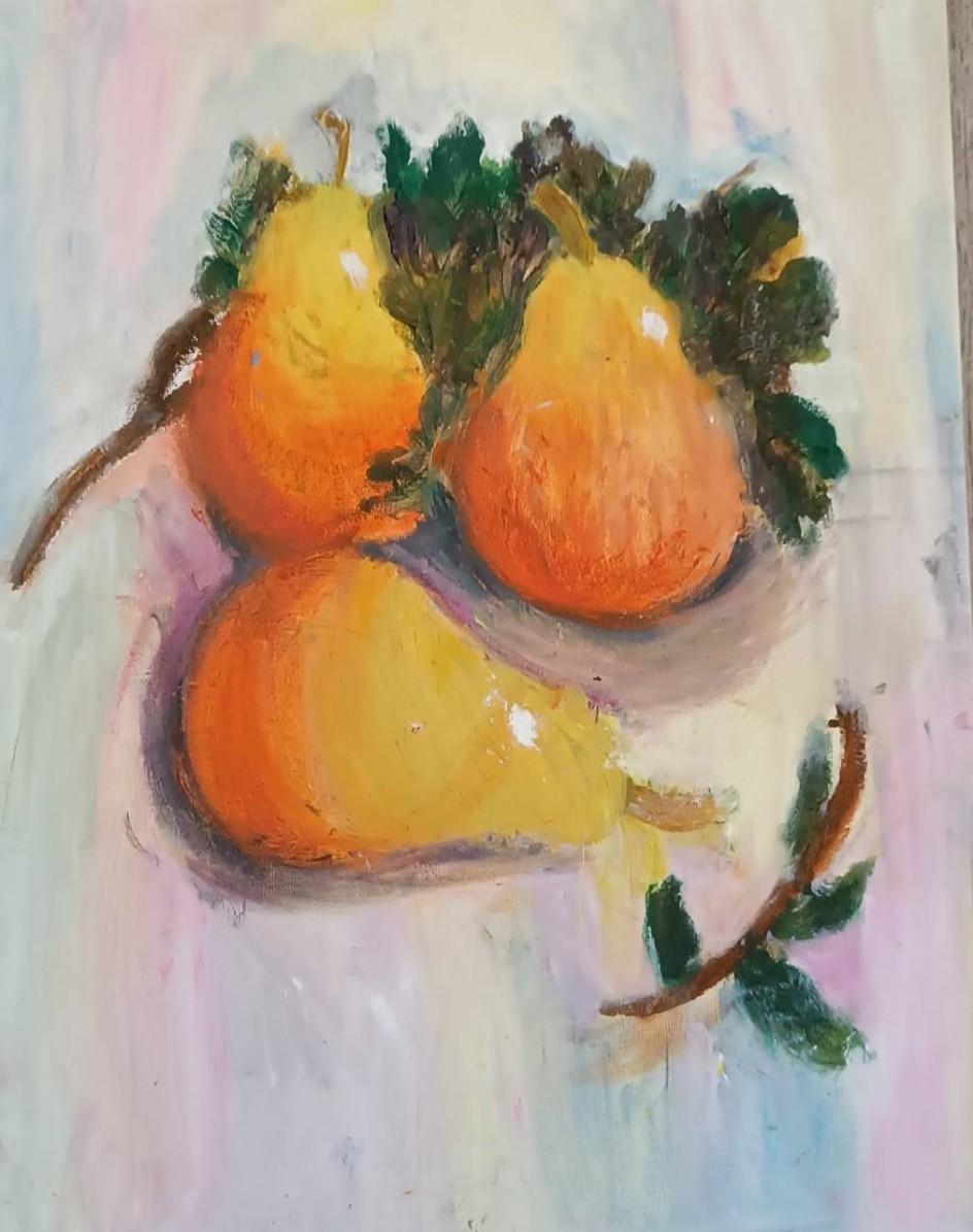 Натюрморт с грушами