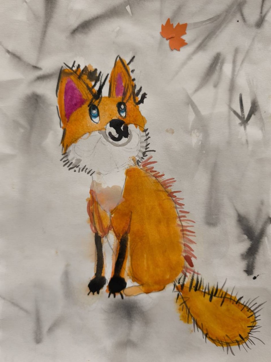 Малыш лисёнок