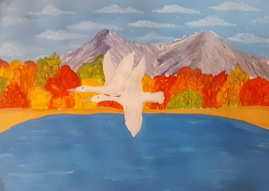 Летят перелетные птицы