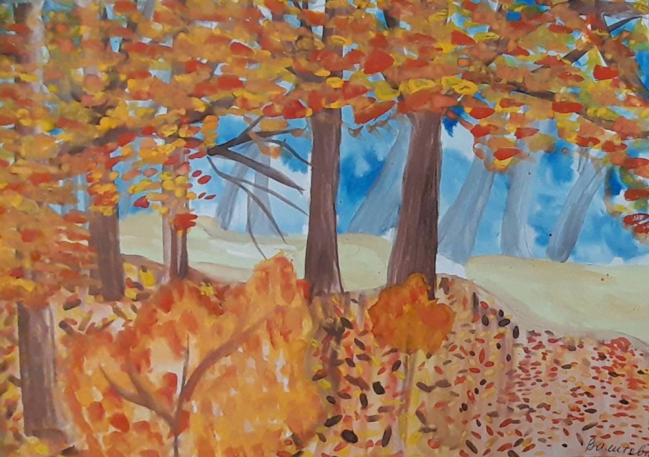 Лес, словно терем расписной...