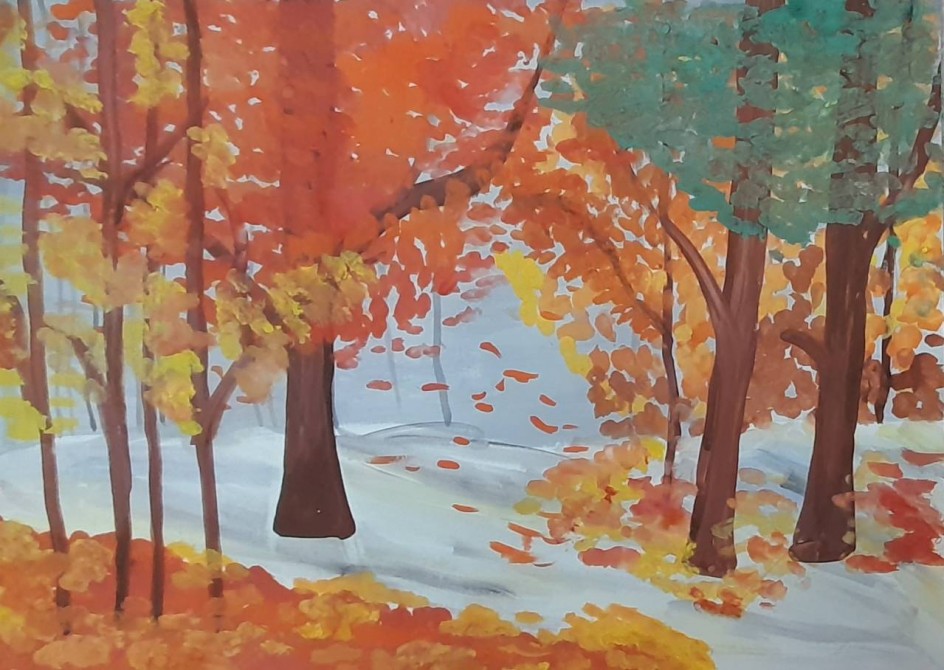 Дарит осень чудеса - разнаряжены леса